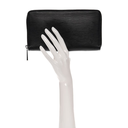 Louis Vuitton Epi Zippy Organizer Wallet Black 2 of 13