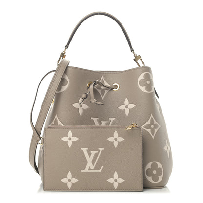Louis Vuitton Empreinte Monogram Giant Neonoe MM Tourterelle Creme 1 of 4