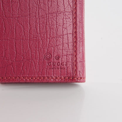 Gucci Calfskin Continental Flap Wallet Pink 5 of 6