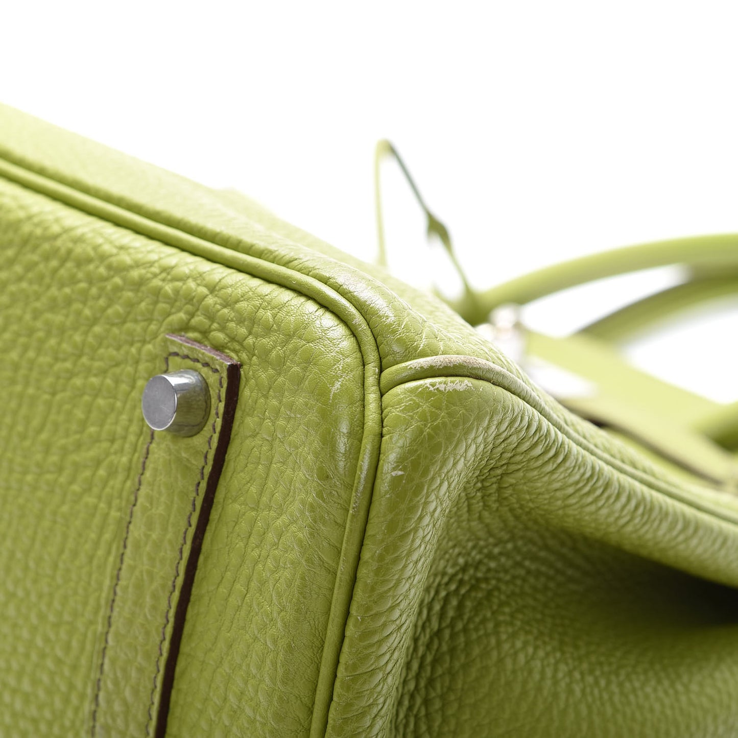 Togo Birkin 35 Vert Anis