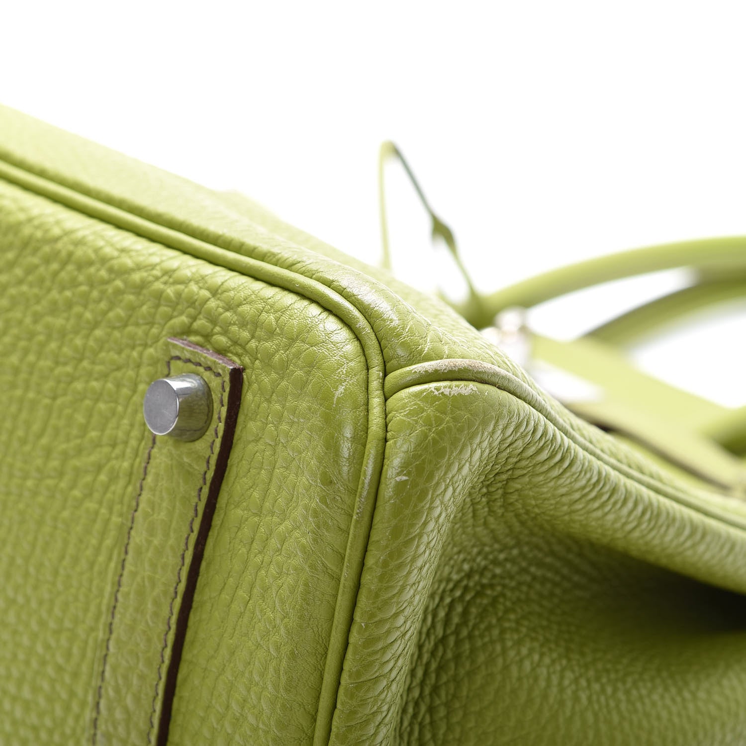 Hermes Togo Birkin 35 Vert Anis 32 of 37