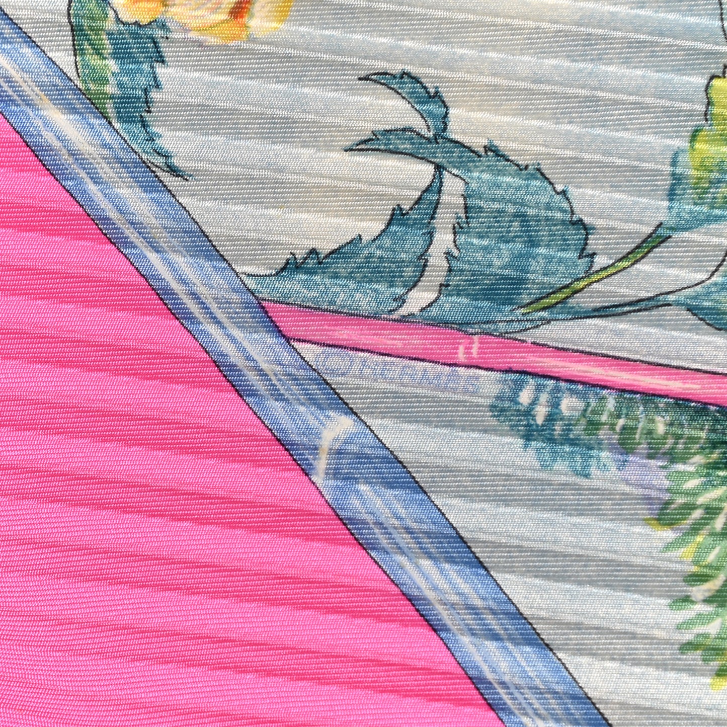 Silk Giverny Plisse Scarf