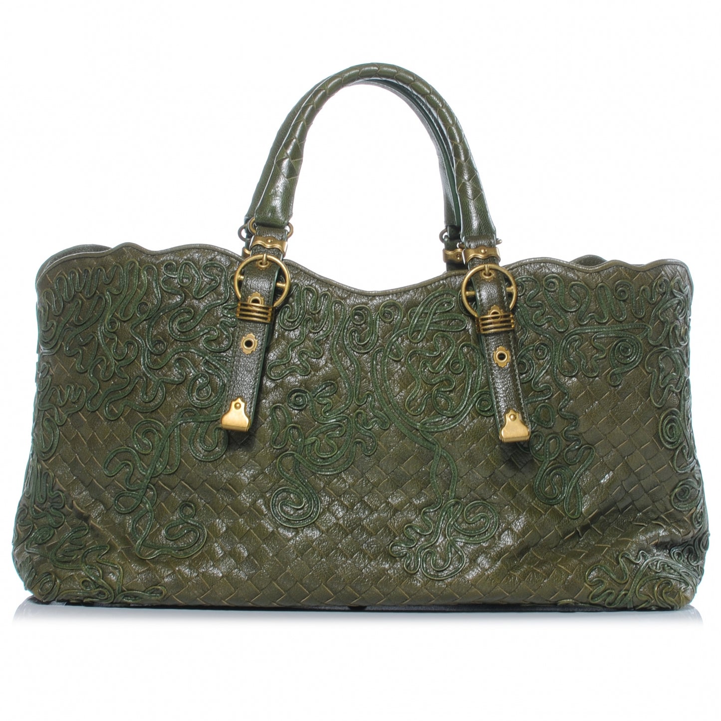 Woven Leather Cornely Tote