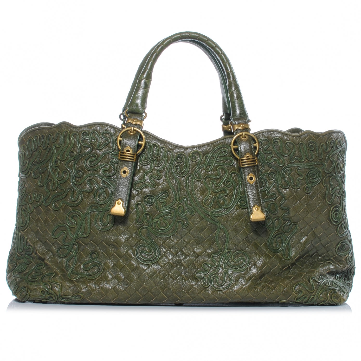 Bottega Veneta Woven Leather Cornely Tote 1 of 8
