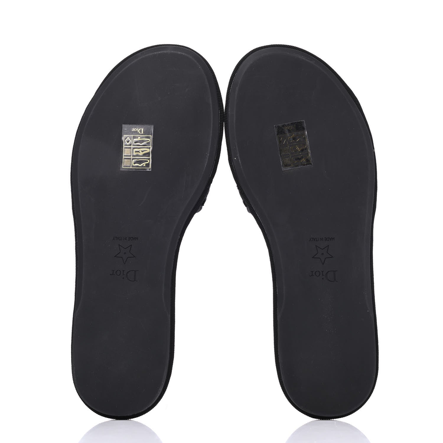 Christian Dior Velvet Cannage Chez Moi Sandal 36 Black 5 of 9