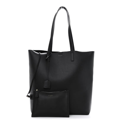 Saint Laurent Calfskin Medium Shopping Tote Black 1 of 15