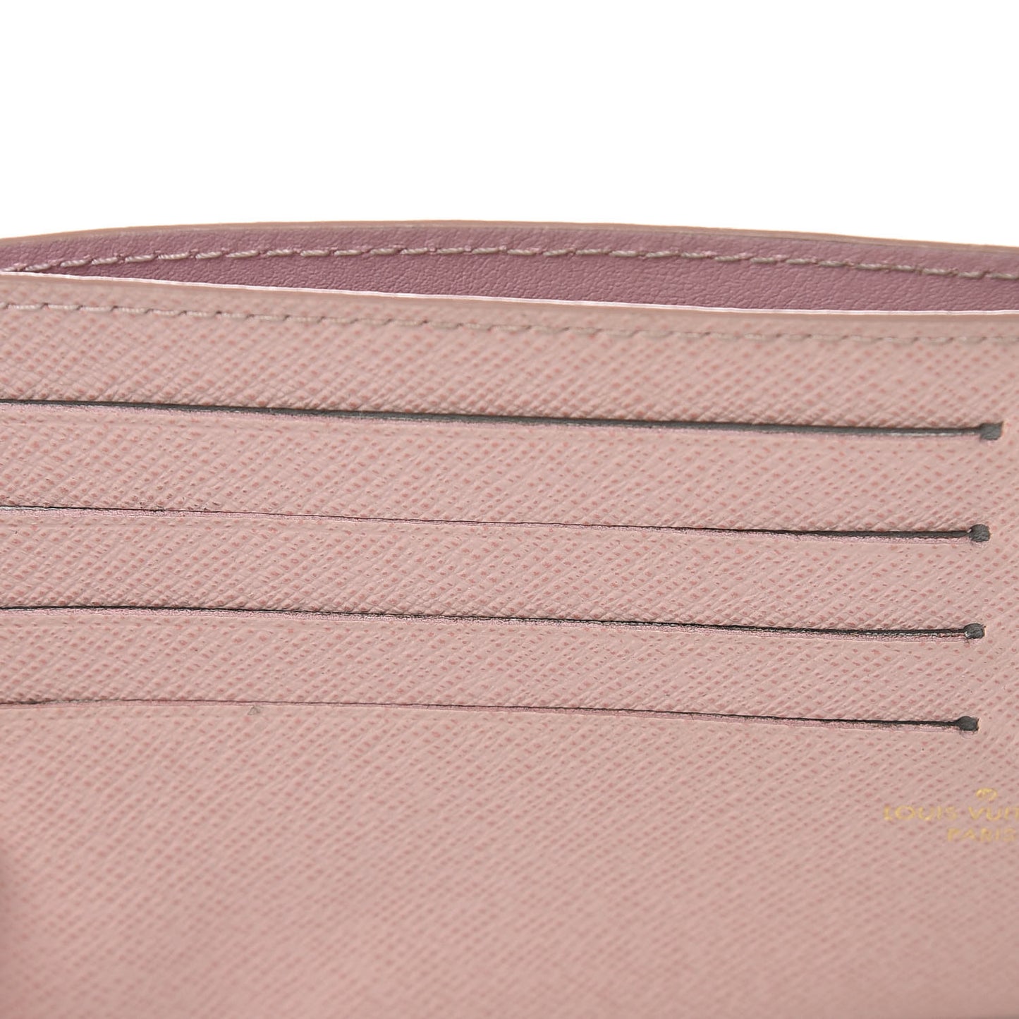 Calfskin Felicie Card Holder Insert Rose Ballerine