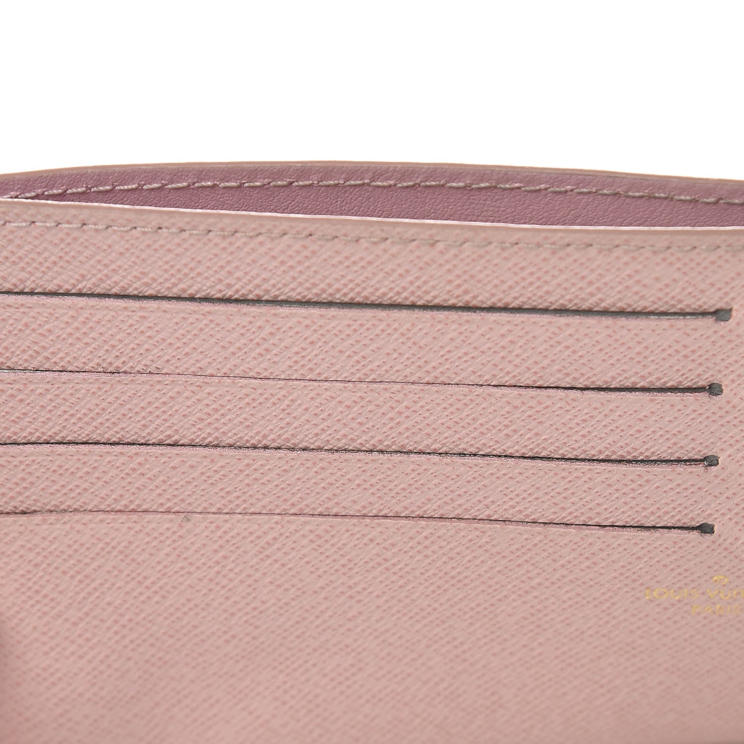 Louis Vuitton Calfskin Felicie Card Holder Insert Rose Ballerine 7 of 9