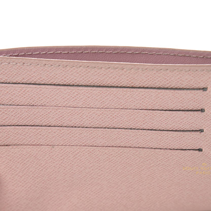 Louis Vuitton Calfskin Felicie Card Holder Insert Rose Ballerine 7 of 9