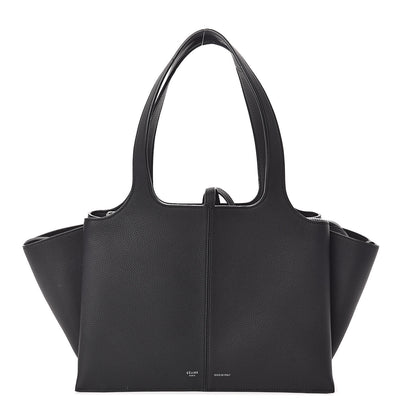 Celine Baby Grained Calfskin Small Tri-Fold Bag Black 1 of 10