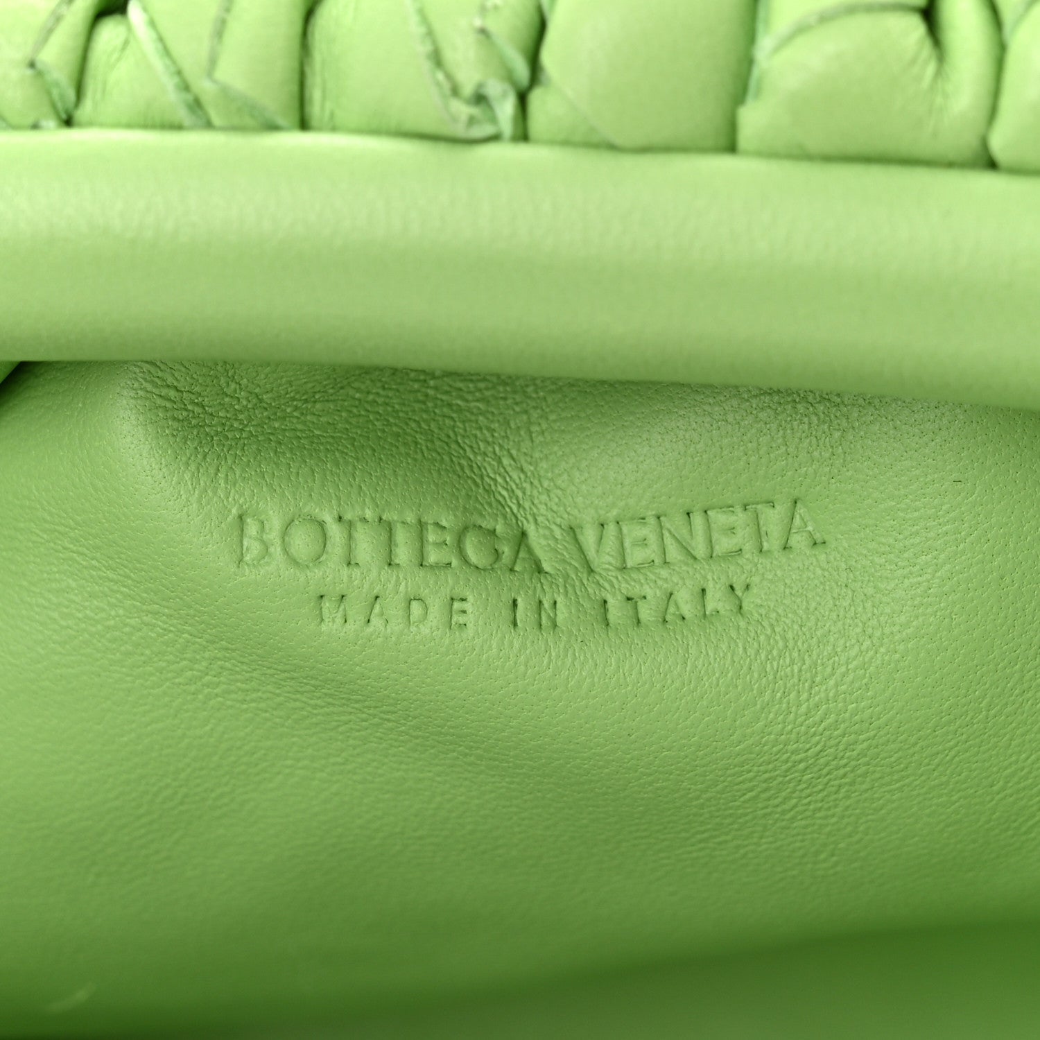 Bottega Veneta Nappa Intrecciato The Mini Pouch Pistachio 6 of 10