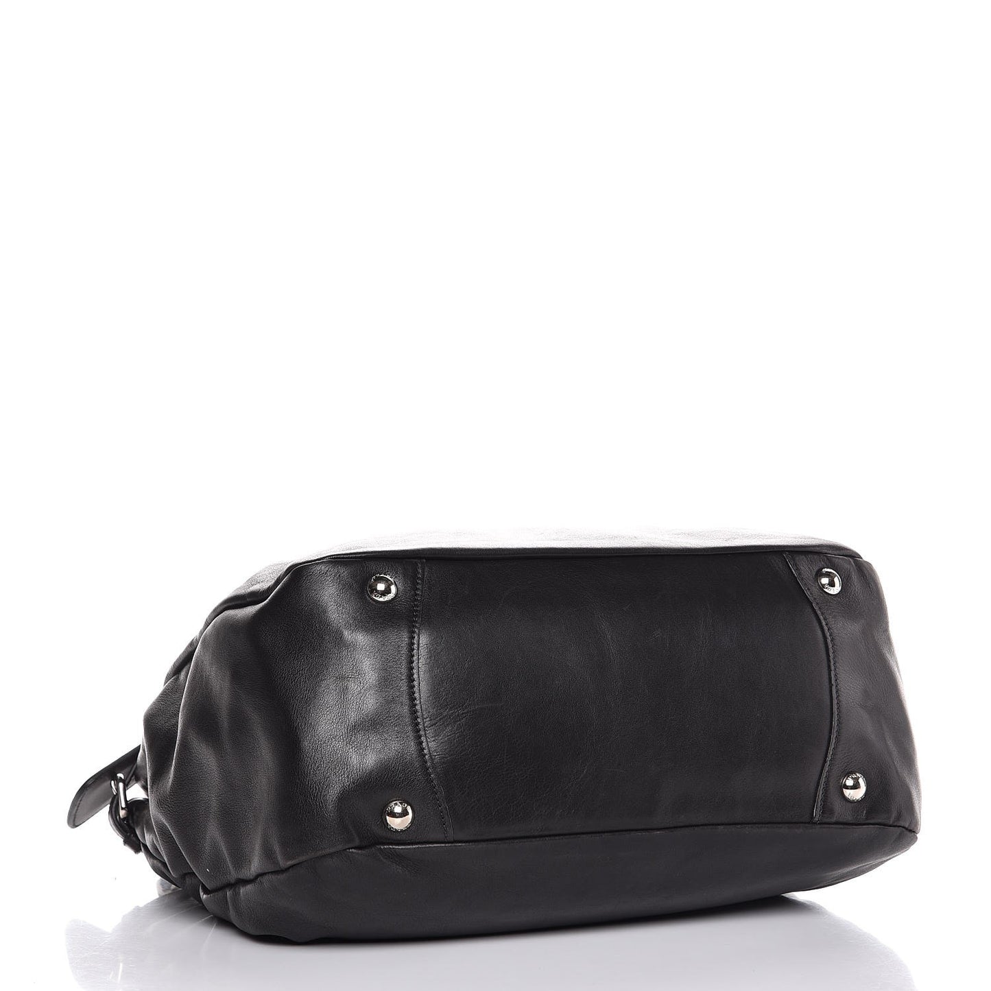 Soft Calf Shoulder Bag Nero Black
