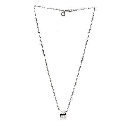 Bulgari 18K White Gold B.Zero1 Pendant Necklace 3 of 6