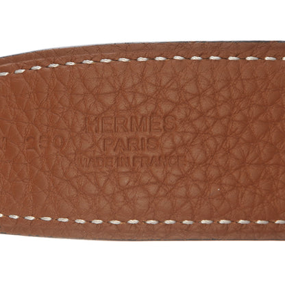 Hermes Box Togo 32mm H Belt 115 Black Gold 4 of 10