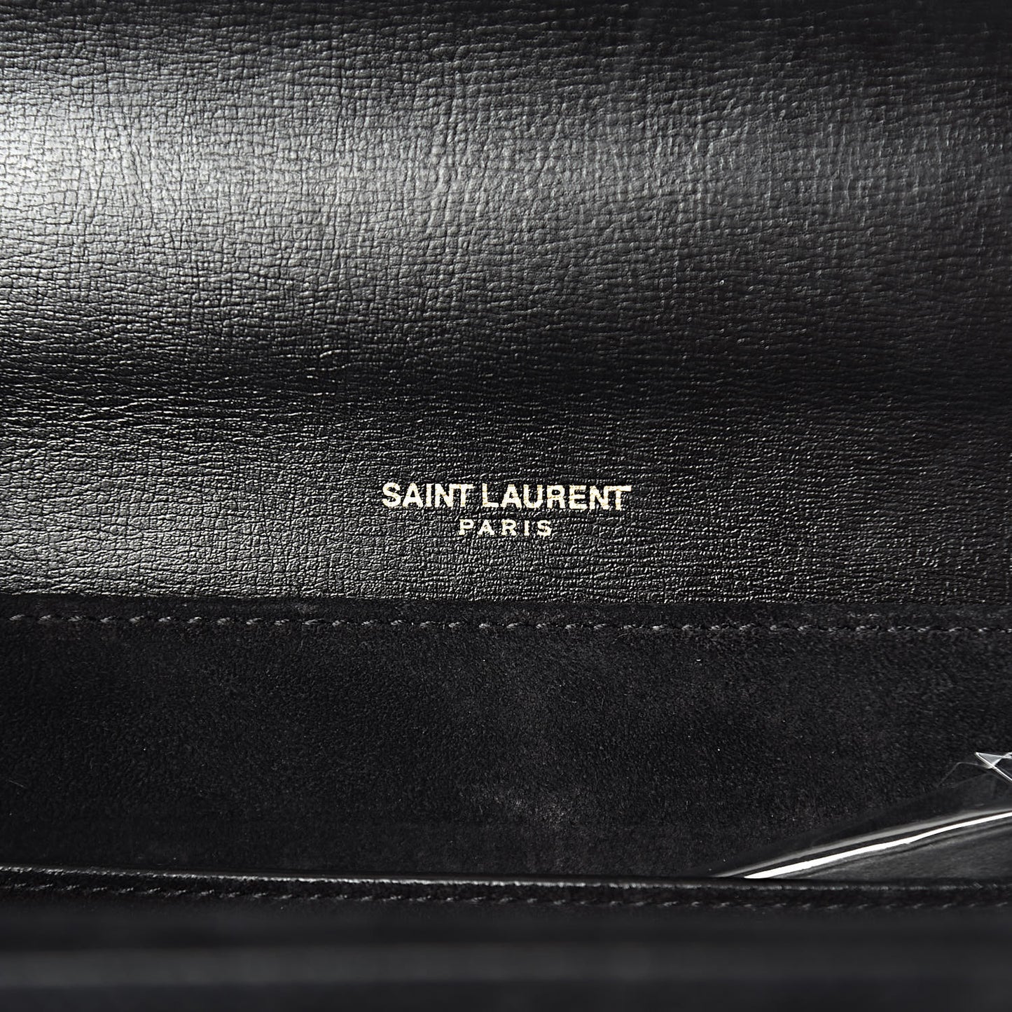 Smooth Calfskin Suede Medium Bellechasse Black