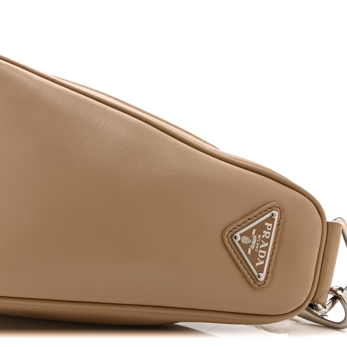 Prada Grace Lux Triangle Shoulder Bag Sabbia 10 of 10