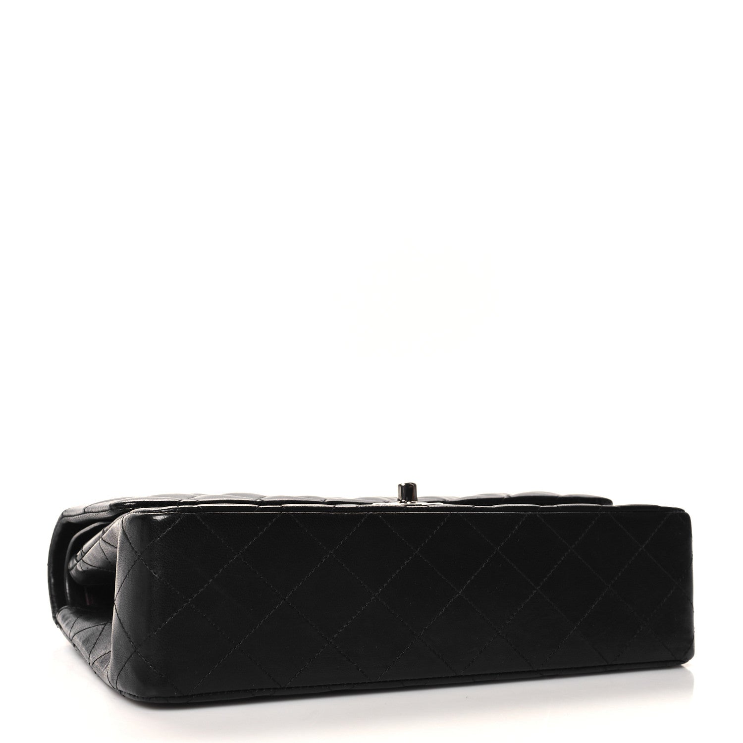 Chanel Lambskin Quilted Medium Double Flap Black 4 of 10