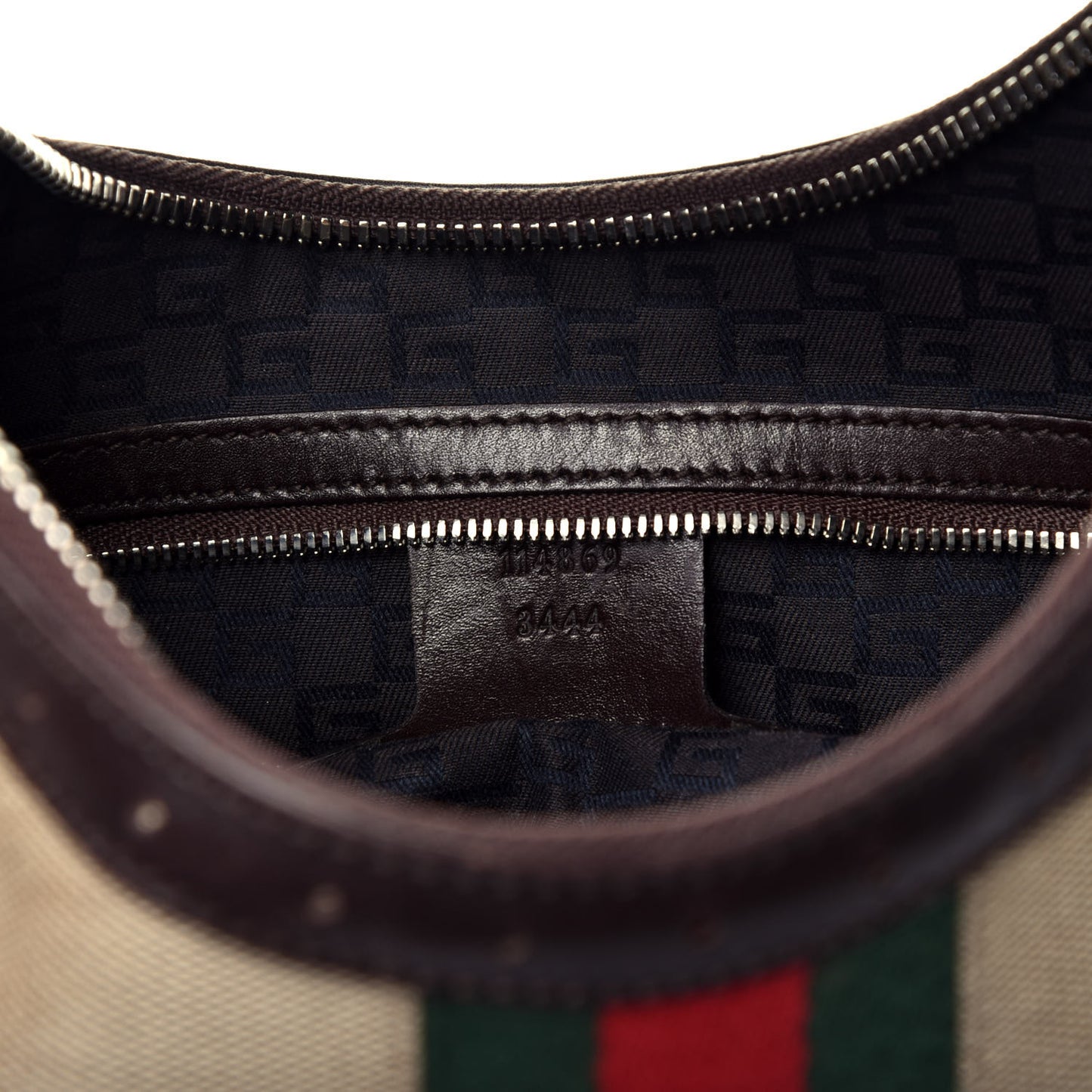 Canvas Web GG Reins Hobo Brown
