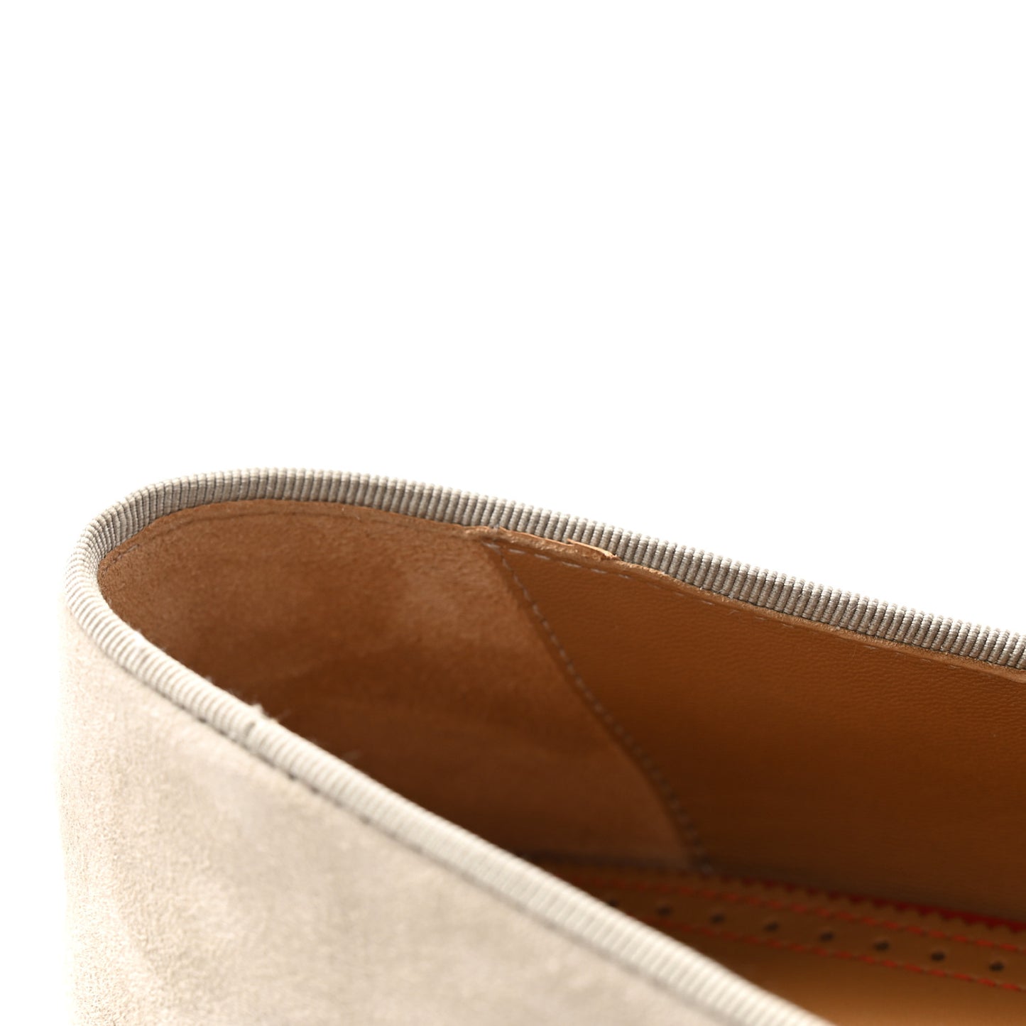 Veau Velours Mens Dandelion Flat Loafers 42 Goose
