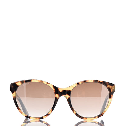 Gucci Round Frame Crystal Sunglasses GG 0419S Tortoiseshell 2 of 8