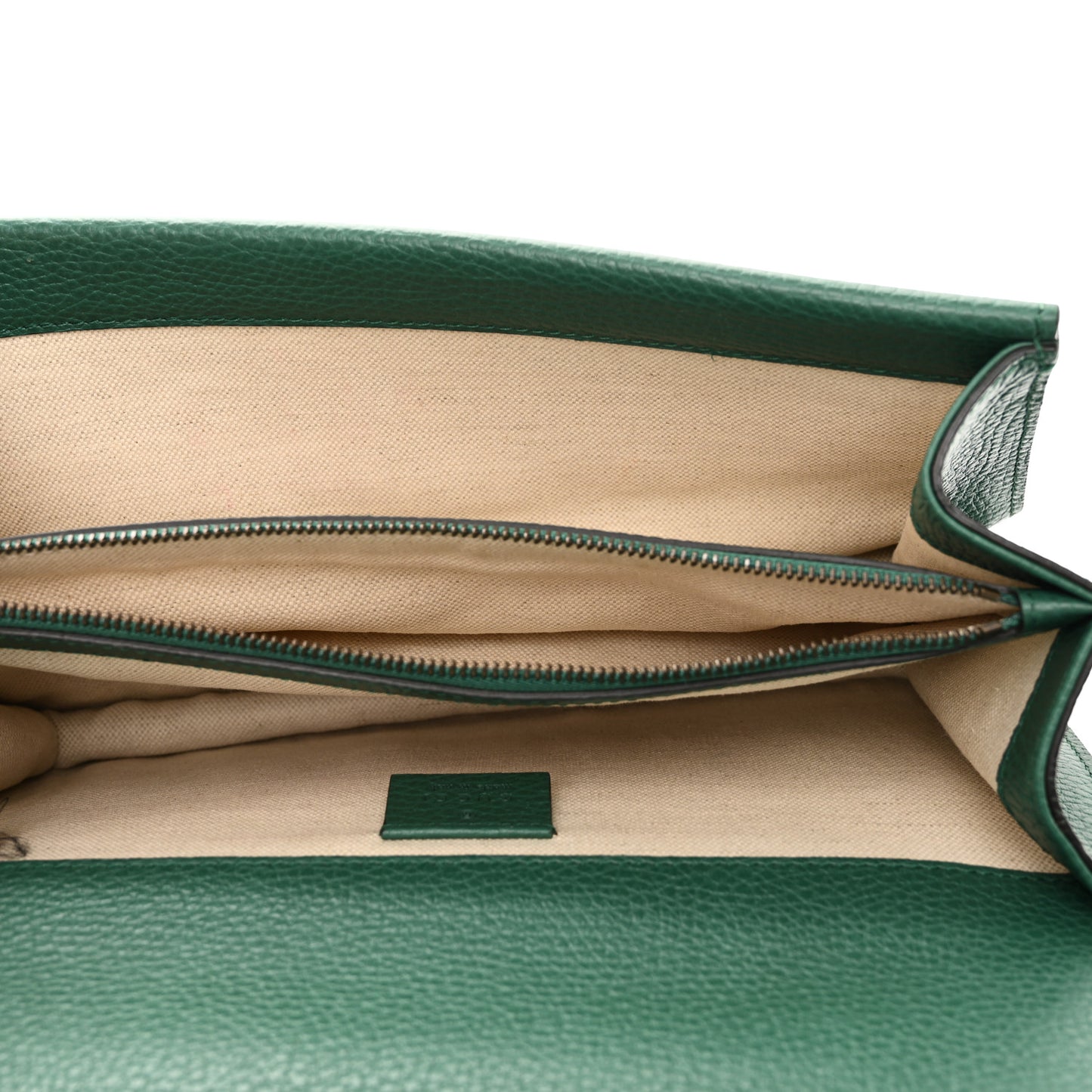 Pebbled Calfskin Small Dionysus Shoulder Bag Emerald