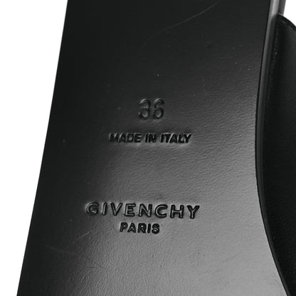 Givenchy Calfskin Dune Bedford Logo Mule Slides 36 Black 8 of 13