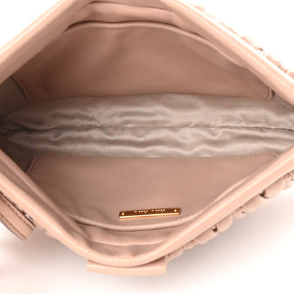 Miu Miu Nappa Matelasse Crossbody Cammeo 4 of 17
