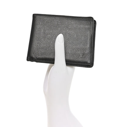 Louis Vuitton Taiga Slender Wallet Black 2 of 7