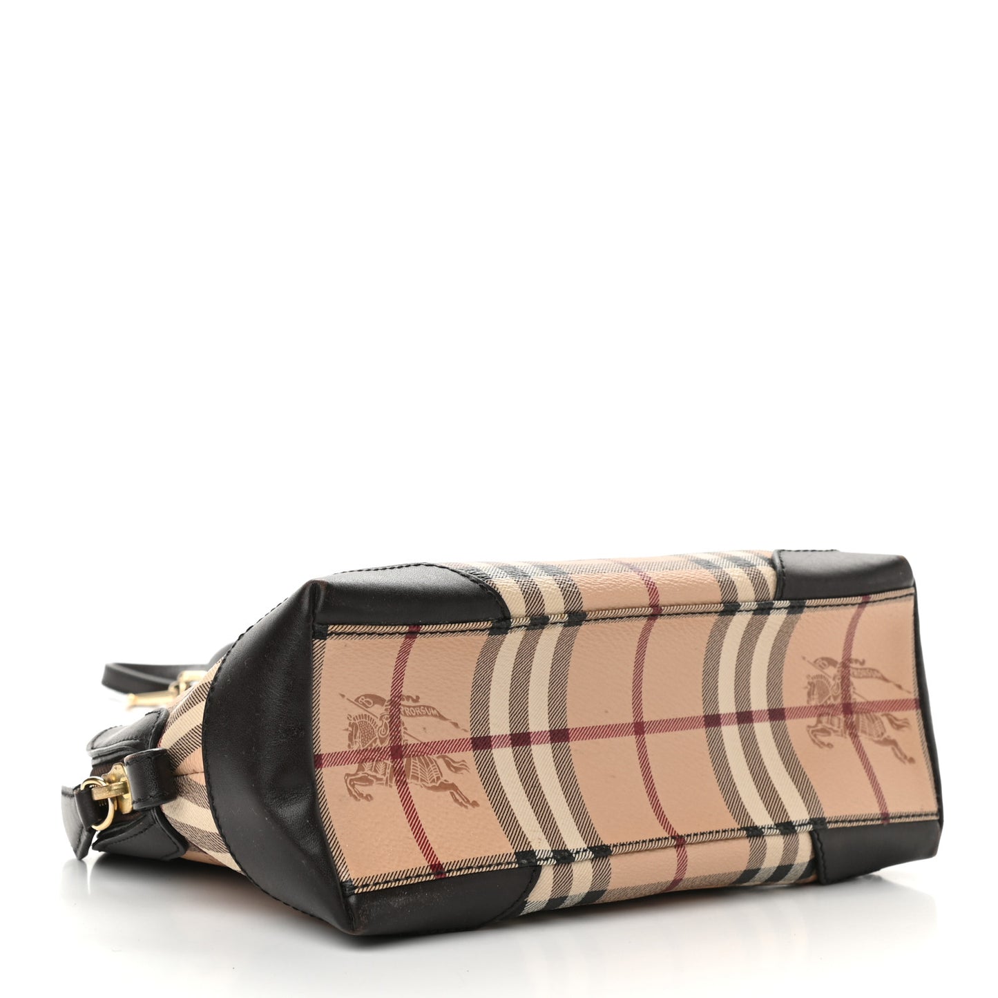 Haymarket Check Small Primrose Crossbody Bag Chocolate