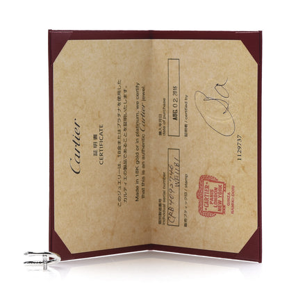 Cartier 18K White Gold Diamond Juste Un Clou Ring 46 3.75 6 of 6