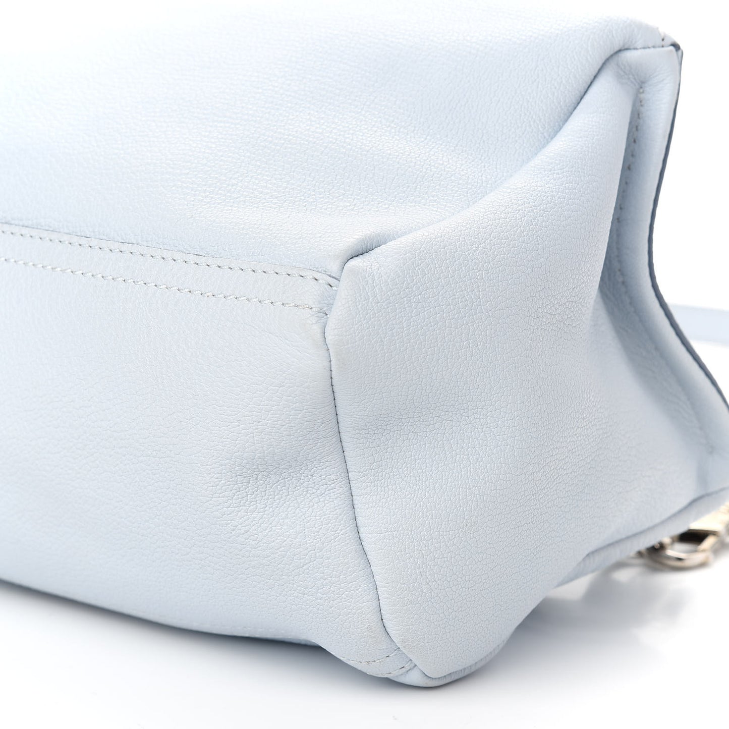 Sugar Goatskin Small Pandora Baby Blue