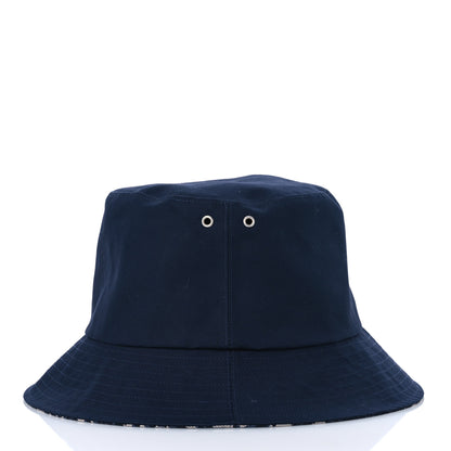 Christian Dior Oblique Reversible Teddy-D Brim Bucket Hat 59 Blue 9 of 13