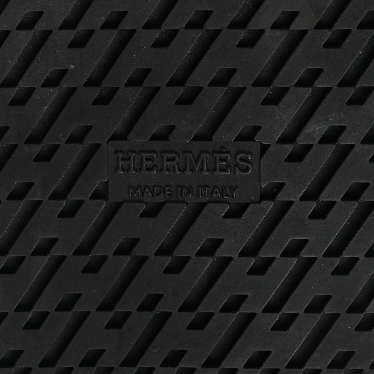 Hermes Techno Fringed H Canvas Caflskin Womens Chypre Sandals 39 Prunoir Black 6 of 9