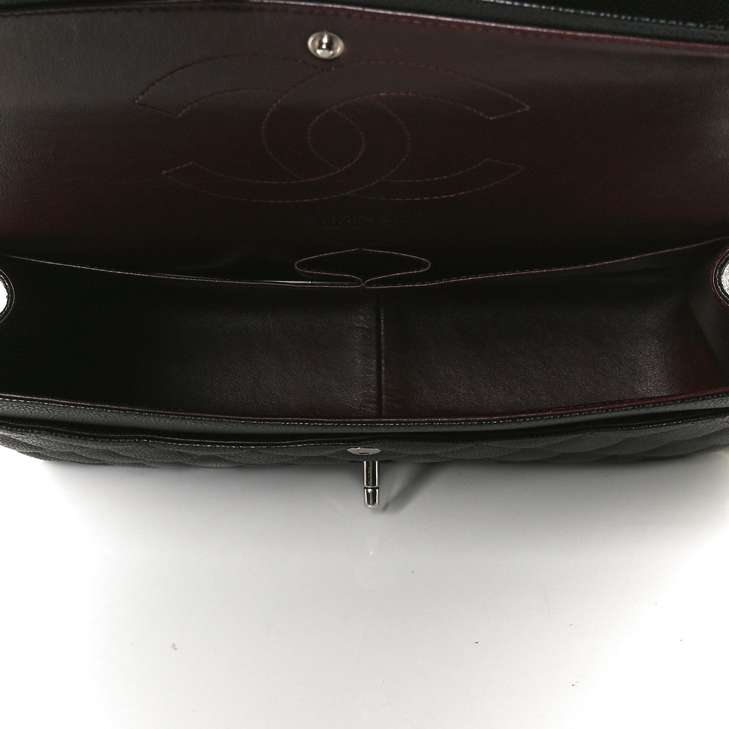 Chanel Caviar Quilted Jumbo Double Flap Black 5 of 13