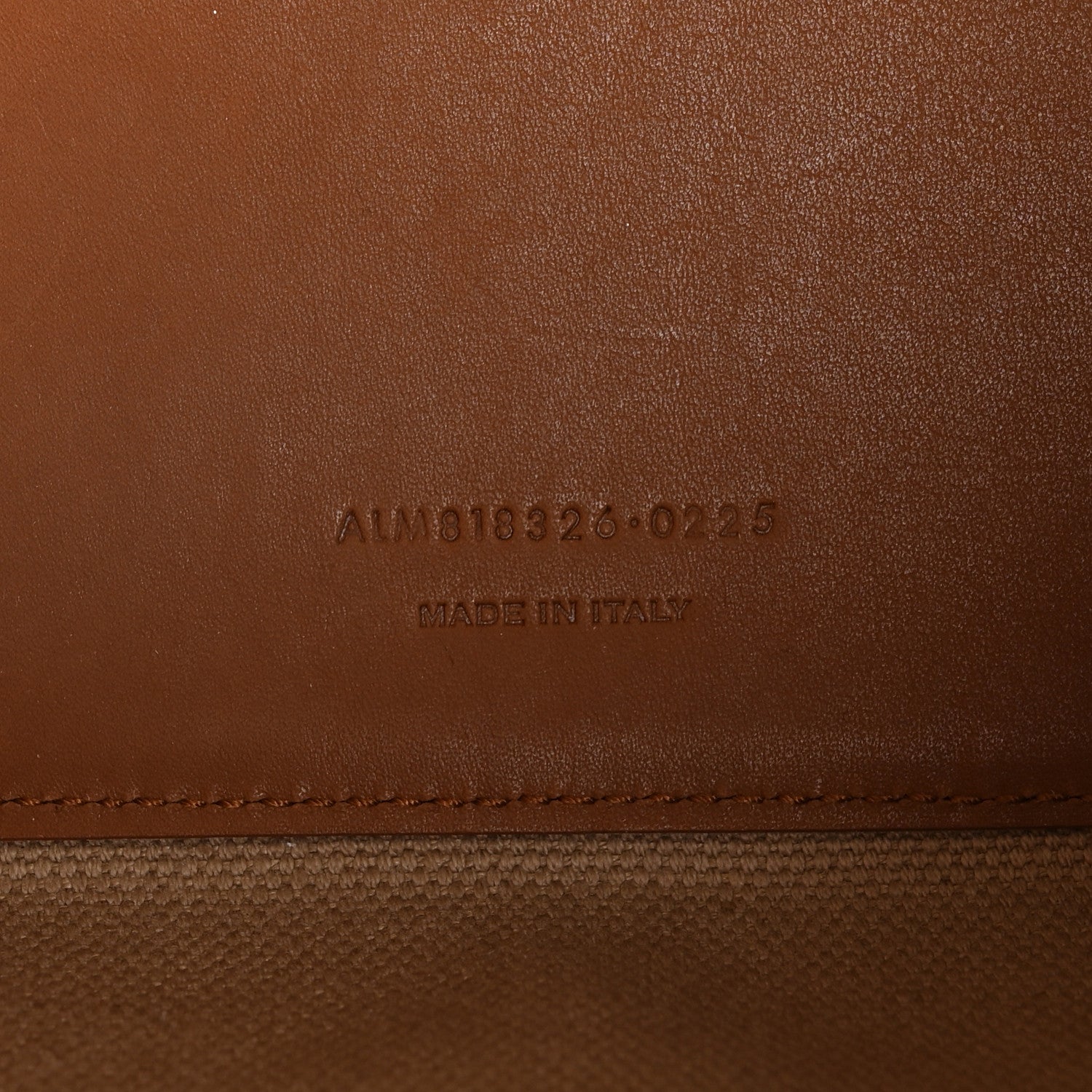 Saint Laurent Canvas Calfskin Small Bucket Bag Desert Dust Brick 13 of 21