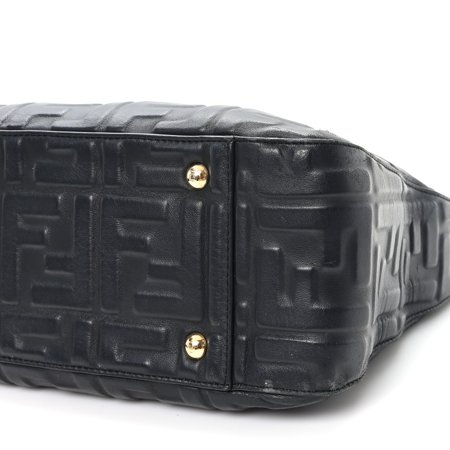 Nappa FF 1974 Embossed Small FF Tote Black