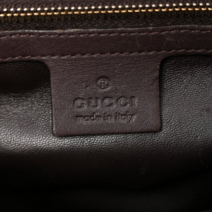 Gucci Snakeskin Medium New Bamboo Top Handle Bag Natural 6 of 15