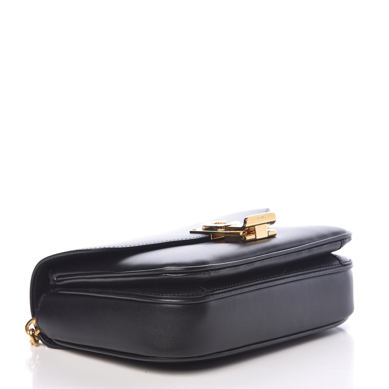 Celine Shiny Calfskin Small C Bag Black 4 of 11