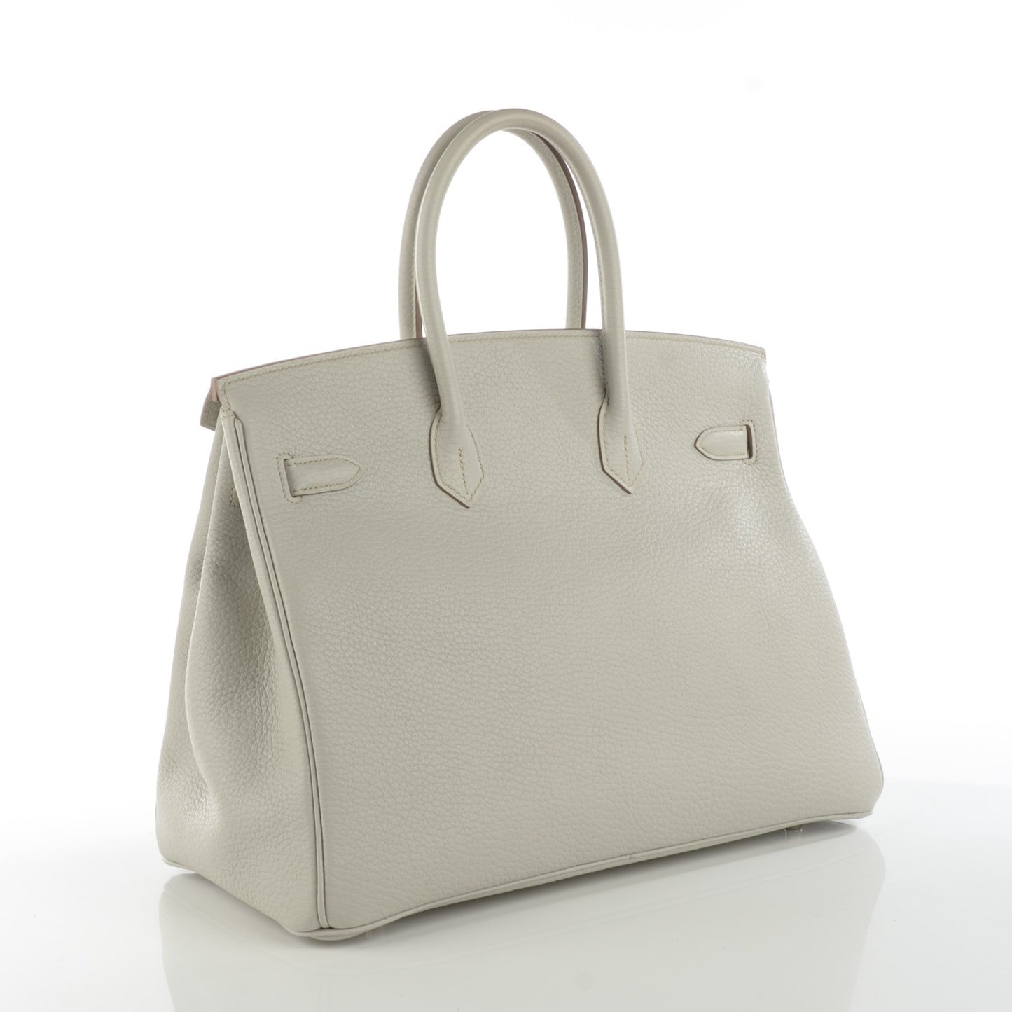 Taurillon Clemence Birkin 35 Gris Perle