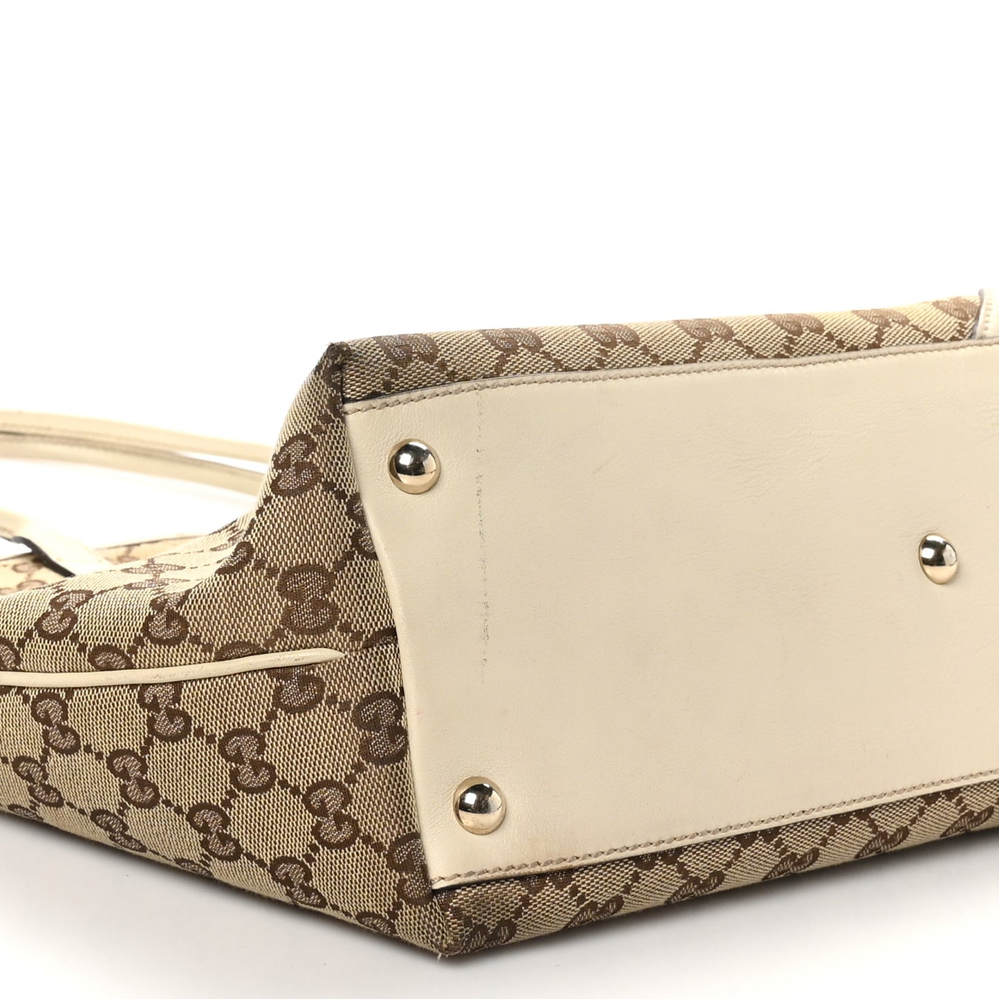 Monogram Large New Britt Tote Off White