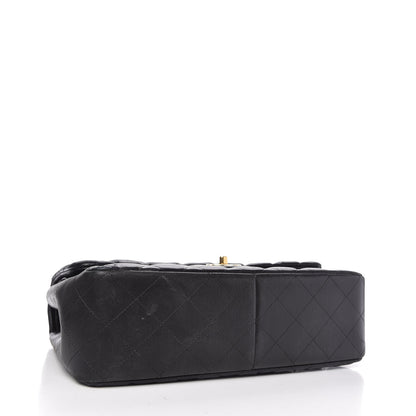 Chanel Lambskin Quilted Jumbo Double Flap Black 4 of 11