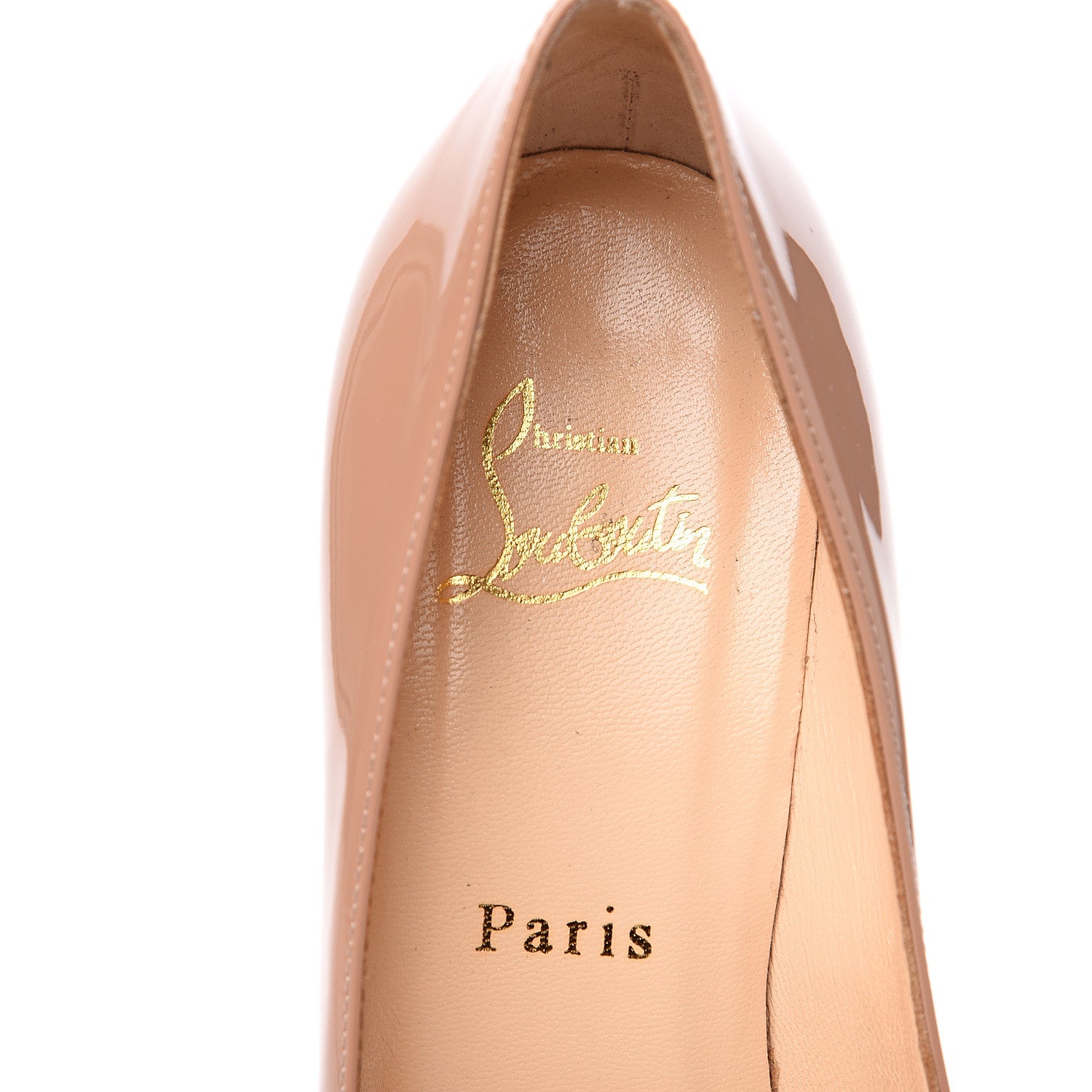 Christian Louboutin Patent Simple 70 Pumps 36.5 Nude 7 of 11