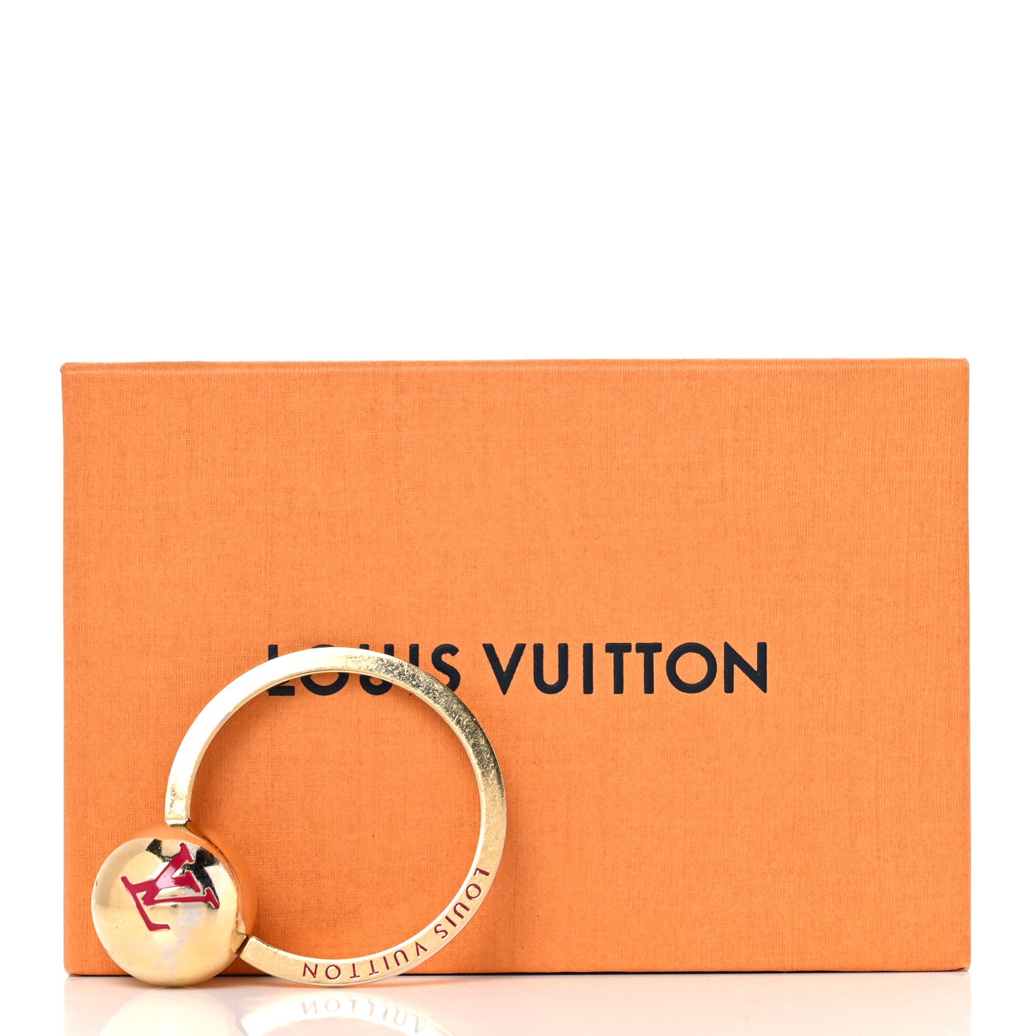 Louis Vuitton Sphere Key Ring Gold 5 of 5