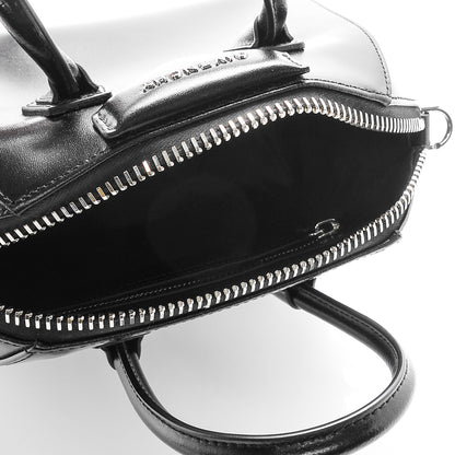 Givenchy Shiny Lord Calfskin Mini Antigona Black 6 of 8