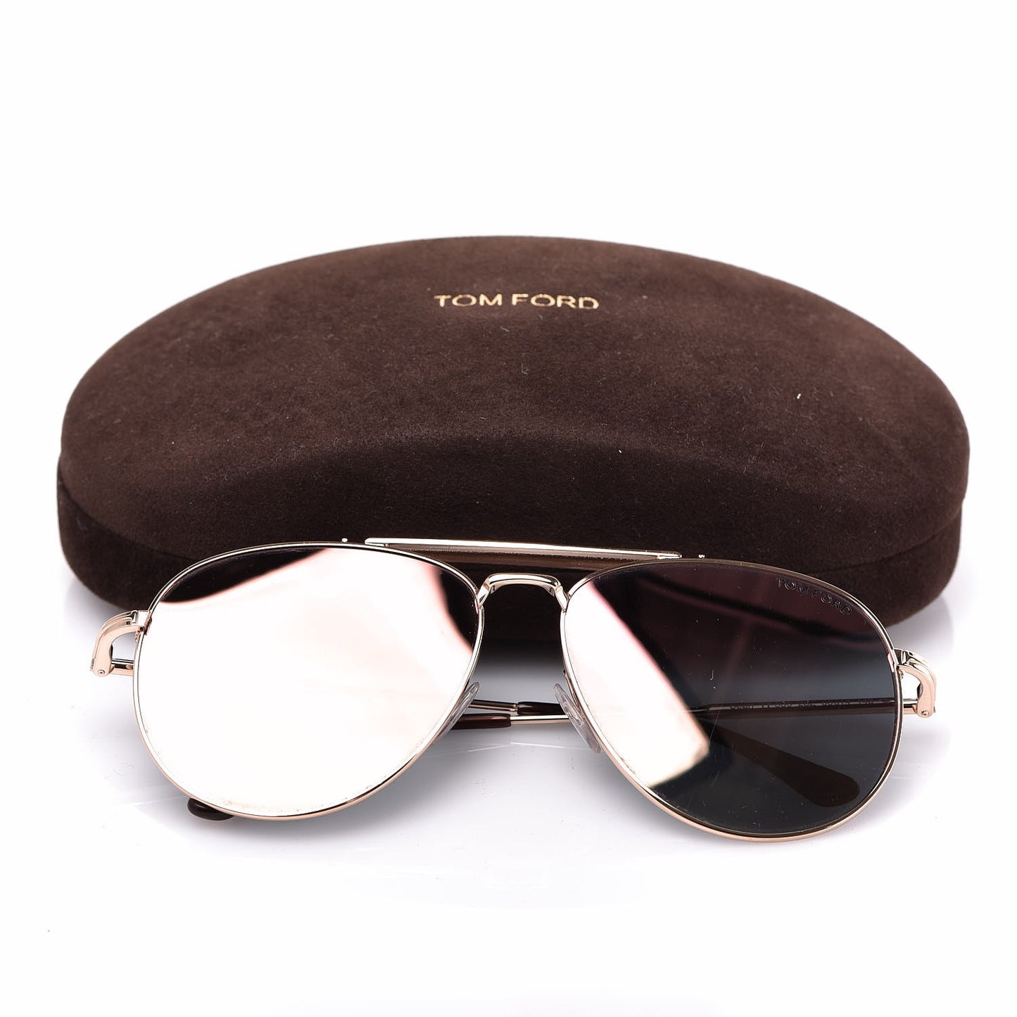 Sean Aviator Sunglasses TF536 Rose Gold Havana