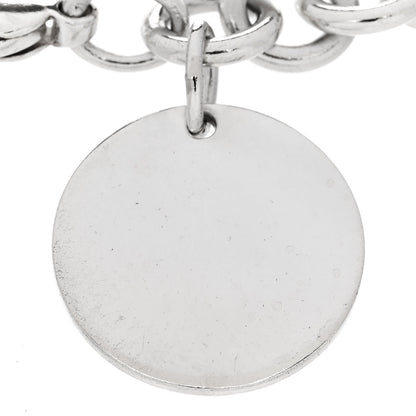 Tiffany Sterling Silver Return to Tiffany Round Tag Charm Bracelet 4 of 4