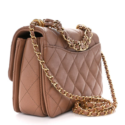 Chanel Caviar Quilted Coco First Flap Beige 3 of 11
