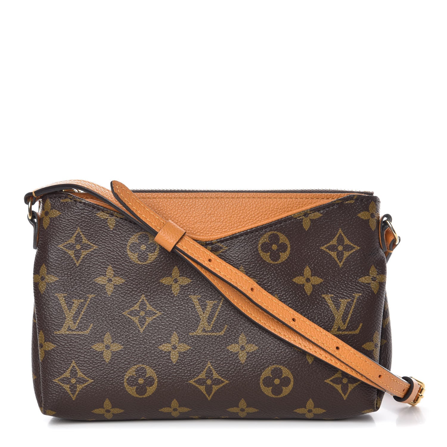 Louis Vuitton Monogram Pallas Crossbody Safran 1 of 7