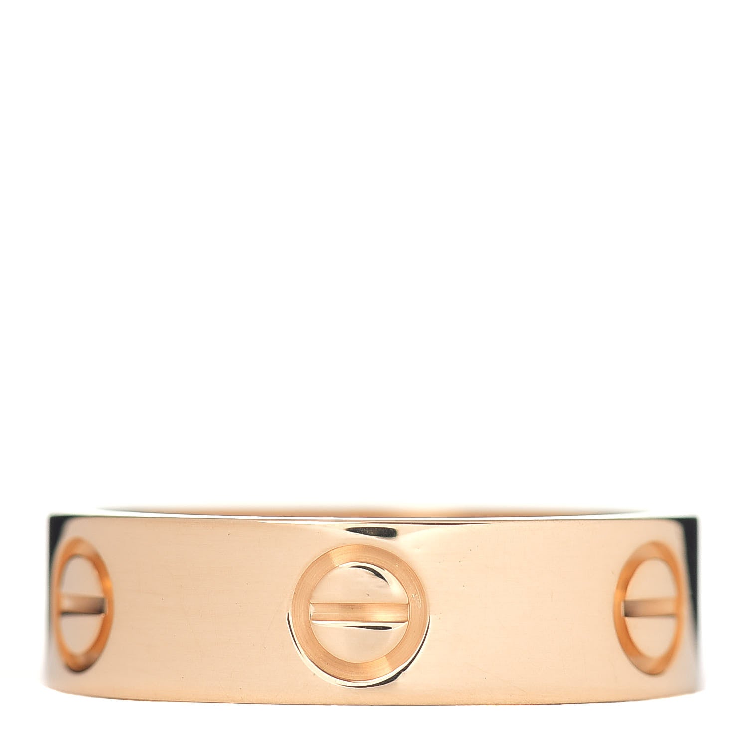 Cartier 18K Yellow Gold 5.5mm LOVE Ring 54 6.75 1 of 4