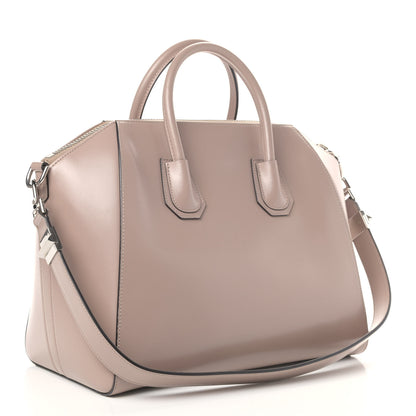 Givenchy Shiny Lord Calfskin Medium Antigona Taupe 2 of 6